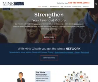 Minkwealth.com(Mink Wealth Management) Screenshot