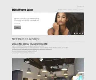 Minkweavesalon.com(Mink Weave Salon) Screenshot