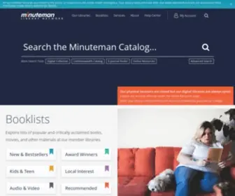 Minlib.net(The Minuteman Library Network) Screenshot