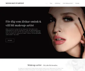 Minmakeupartist.se(Allt för makeup) Screenshot