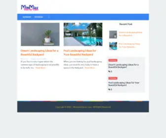 Minmaxinterior.com(Interior & Exterior Design) Screenshot