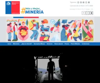 Minmineria.cl(Ministerio de Mineria) Screenshot