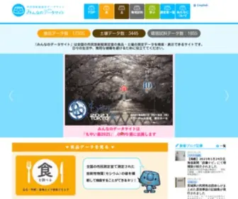 Minnanods.net(みんなのデータサイト) Screenshot