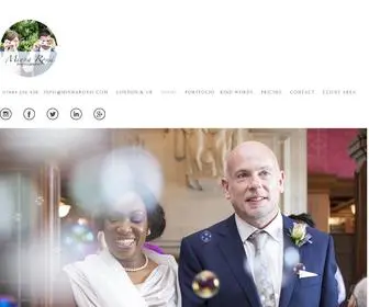 Minnarossi.com(London wedding photographer) Screenshot