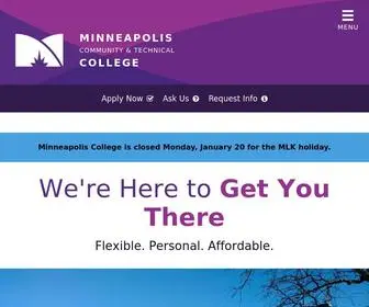 Minneapolis.edu(Minneapolis college) Screenshot