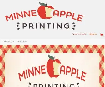 Minneappleprinting.com(Minneapple Printing) Screenshot