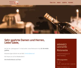 Minneci-Ristorante.de(Minneci Ristorante Nürnberg) Screenshot