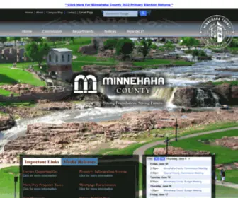 Minnehahacounty.org(Minnehaha County) Screenshot