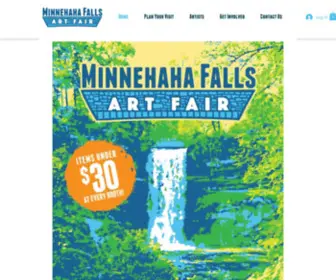 Minnehahafallsartfair.com(Minnehaha Falls Art Fair) Screenshot