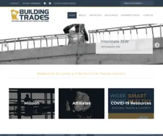 Minnesotabuildingtrades.org(Minnesota Building and Construction Trades Council) Screenshot