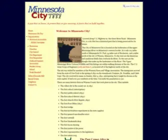 Minnesotacity.org(Minnesota City) Screenshot