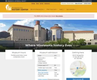 Minnesotahistorycenter.org(Minnesota History Center) Screenshot