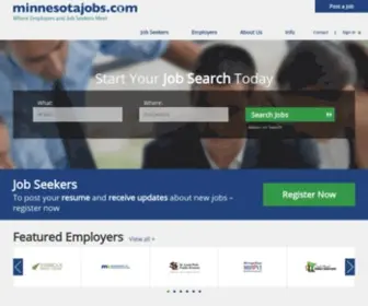 Minnesotajobs.com(Jobs in the Twin Cities and throughout Minnesota) Screenshot
