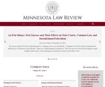 Minnesotalawreview.org(Minnesota Law Review) Screenshot