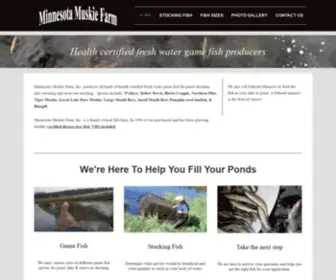 Minnesotamuskiefarm.com(MN Muskie) Screenshot