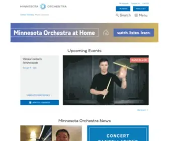 Minnesotaorchestra.org(Minnesota Orchestra) Screenshot