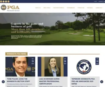 Minnesotapga.com(The Minnesota Section PGA) Screenshot