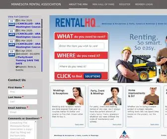 Minnesotarental.com(About The MRA) Screenshot