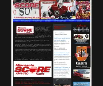 Minnesotascore.com(Minnesota Score) Screenshot