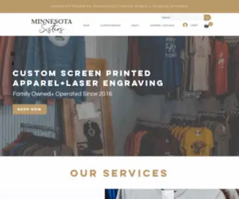 Minnesotasisters.com(Custom Screen Printing) Screenshot