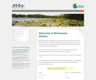 Minnesotawaters.org(Minnesota Waters) Screenshot