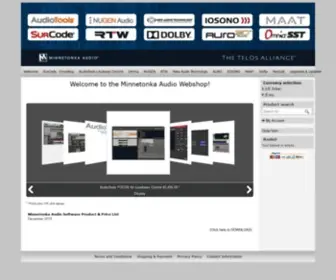 Minnetonkaaudioshop.com(Minnetonka Audio Web Shop) Screenshot