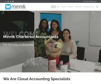 Minnik.com.au(For Families in Business) Screenshot