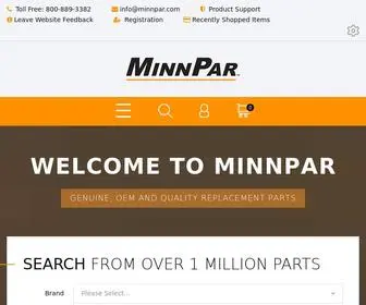 Minnpar.com(Backhoe, Scissor Lifts and Telehandlers Parts) Screenshot
