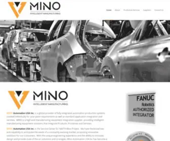 Mino-Automation.com(Mino Automation USA) Screenshot