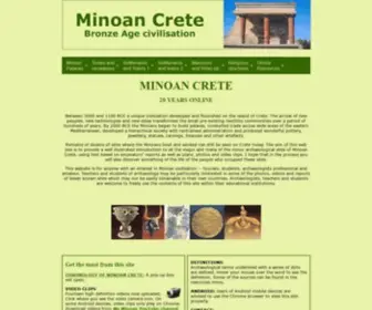 Minoancrete.com(Minoan civilization) Screenshot