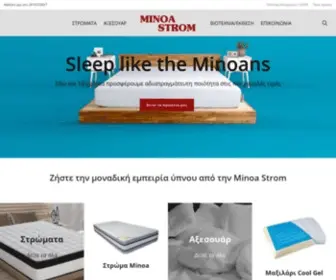 Minoastrom.gr(MINOA STROM) Screenshot