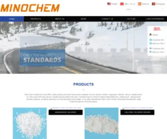 Minochem.com(CALCIUM CHLORIDE) Screenshot