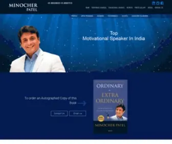 Minocherpatel.com(Motivational Speakers India) Screenshot