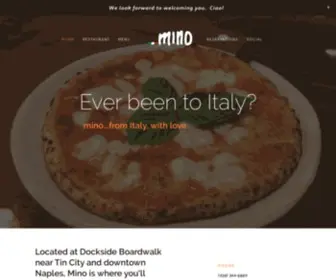 Minofl.com(Mino Italian Pizzeria Naples) Screenshot