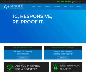 Minoit.com.au(IT Managed Services Brisbane) Screenshot