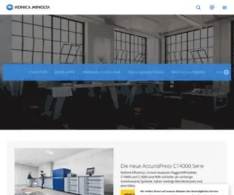 Minolta.de(Konica Minolta Deutschland) Screenshot