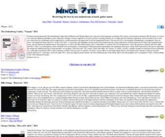 Minor7TH.com(Reviewing the best in acoustic guitar CDs) Screenshot
