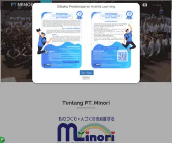 Minori.co.id(PT Minori) Screenshot