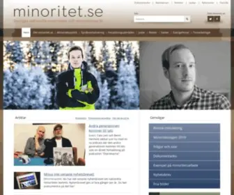 Minoritet.se(Nationella minoriteter) Screenshot