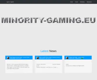 Minority-Gaming.eu(Minority Gaming) Screenshot