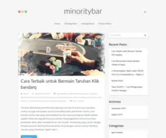 Minoritybar.org(minoritybar) Screenshot