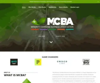 Minoritycannabis.org(Minority Cannabis Business Association) Screenshot