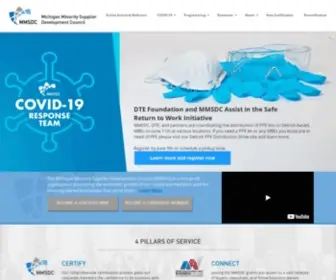 Minoritysupplier.org(Michigan Minority Supplier Development Council) Screenshot