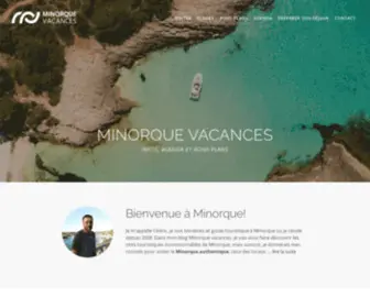 Minorquevacances.fr(Minorque Vacances) Screenshot