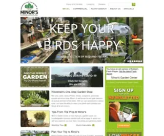 Minorsgardencenter.com(Minors Garden Center Milwaukee) Screenshot