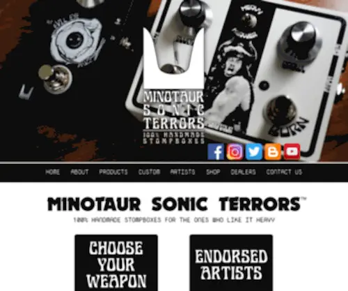 Minotaurst.com(Effect Pedal) Screenshot