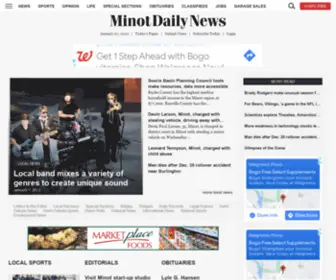 Minotdailynews.com(News, sports, business, jobs) Screenshot