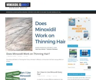 Minoxidil15Direct.com(Minoxidil 15 Direct) Screenshot