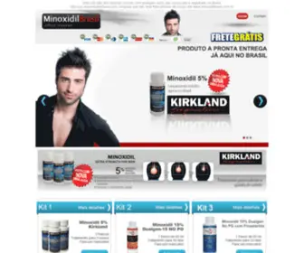 Minoxidilbrasil.com.br(Minoxidil 5% Kirkland) Screenshot