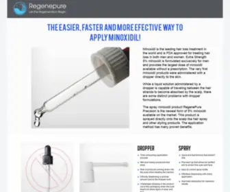 Minoxidildropper.com(Minoxidil 5% treatment) Screenshot